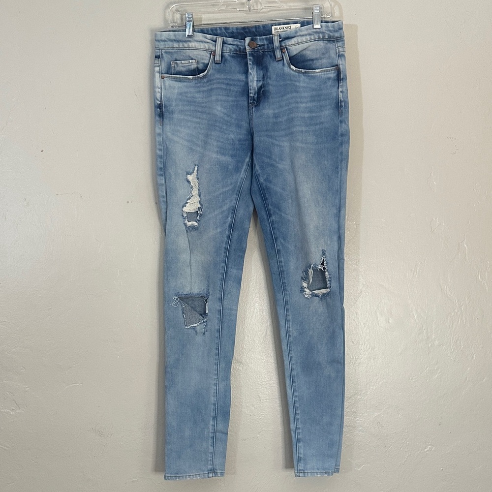 Blank NYC Distressed Denim Skinny Jeans